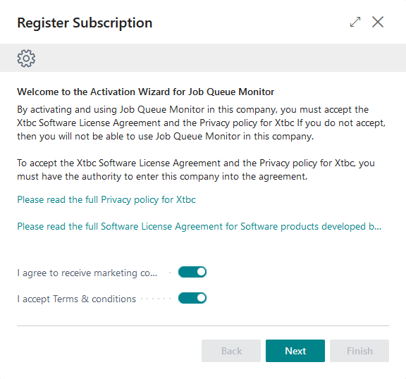 Start using Job Queue Monitor Xtbc Docs